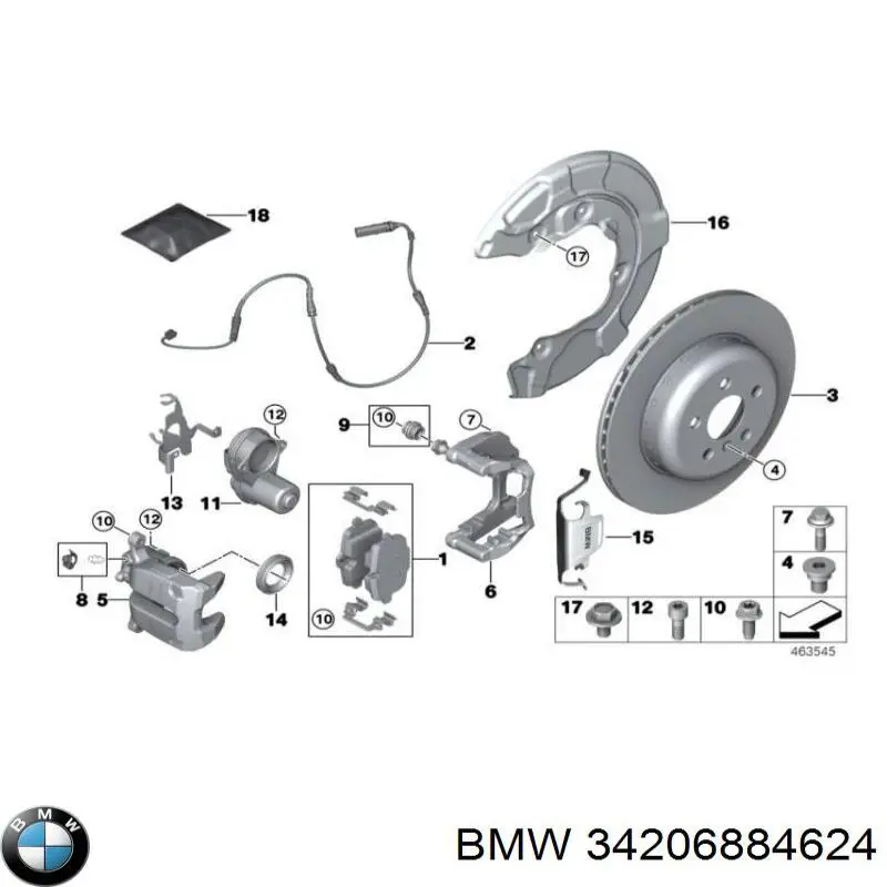  BMW 34206884624 precio, desde 24,97 EUR