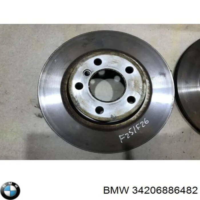 34206886482 BMW disco de freno trasero