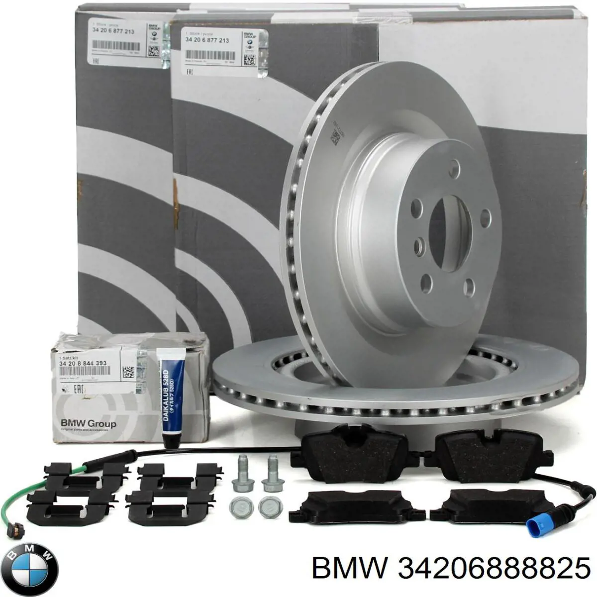 34206888825 BMW pastillas de freno traseras