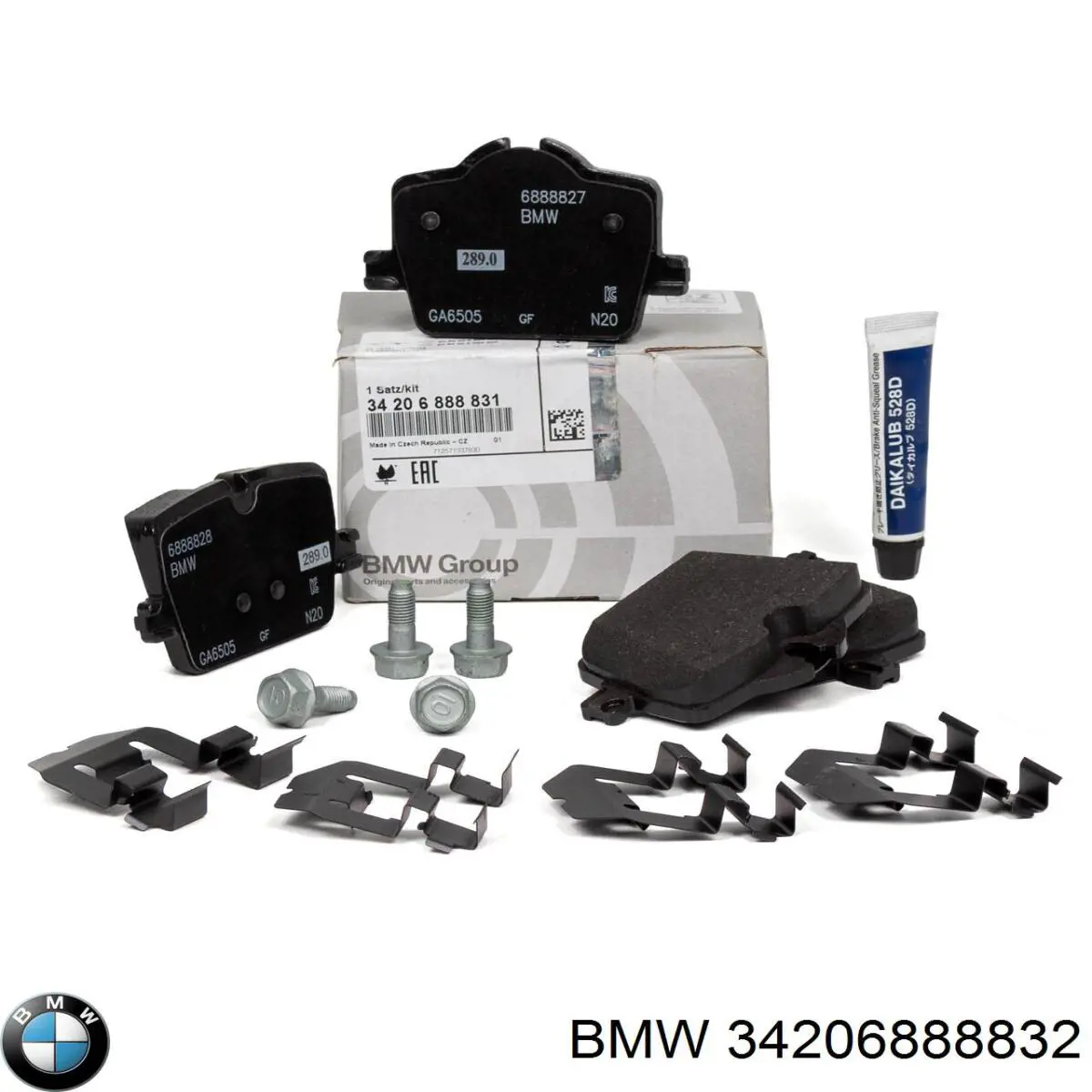 34206888832 BMW Pastillas freno traseras