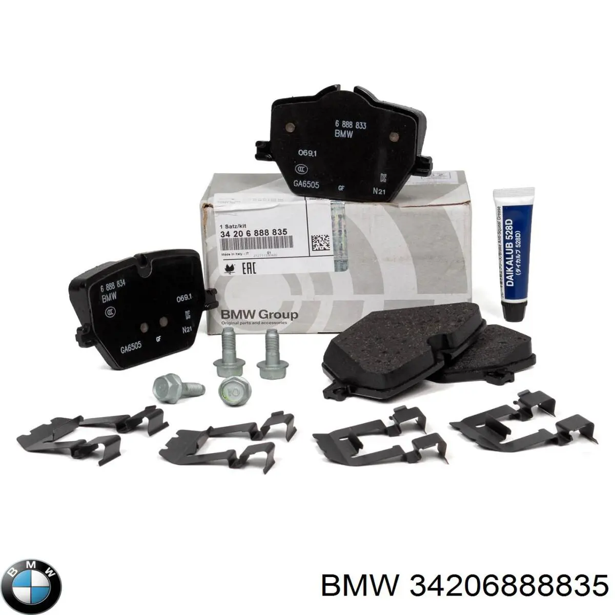 34206888835 BMW Pastillas freno traseras