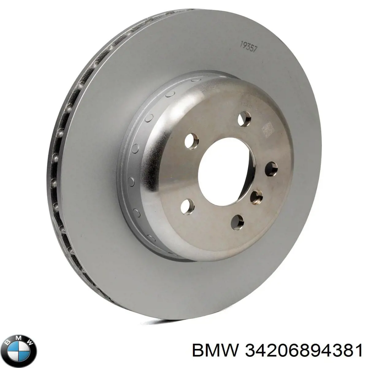 34206894381 BMW disco de freno trasero