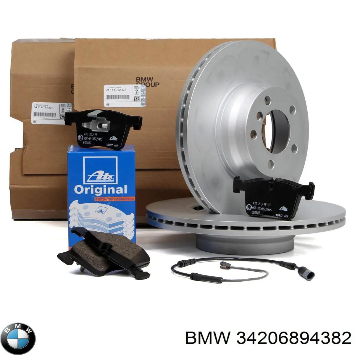 Frenos traseros BMW 34206894382