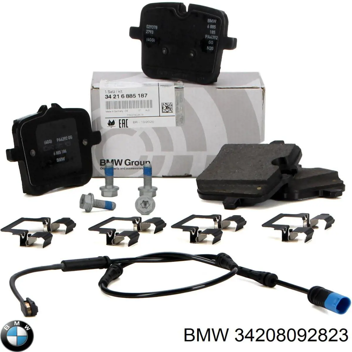 34208092823 BMW pastillas de freno traseras