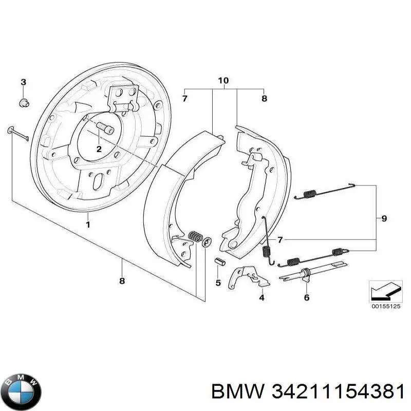 34211154381 BMW