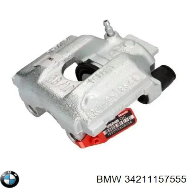 34211157555 BMW pinza de freno trasera izquierda