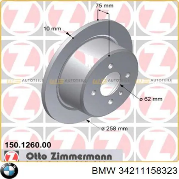 Pastillas de freno traseras BMW 5 E28