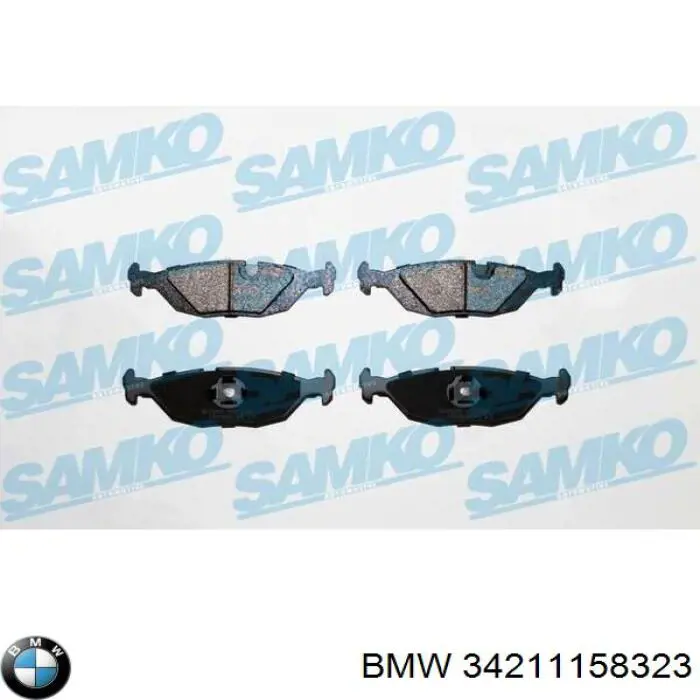 Pastillas de freno traseras BMW 5 E28