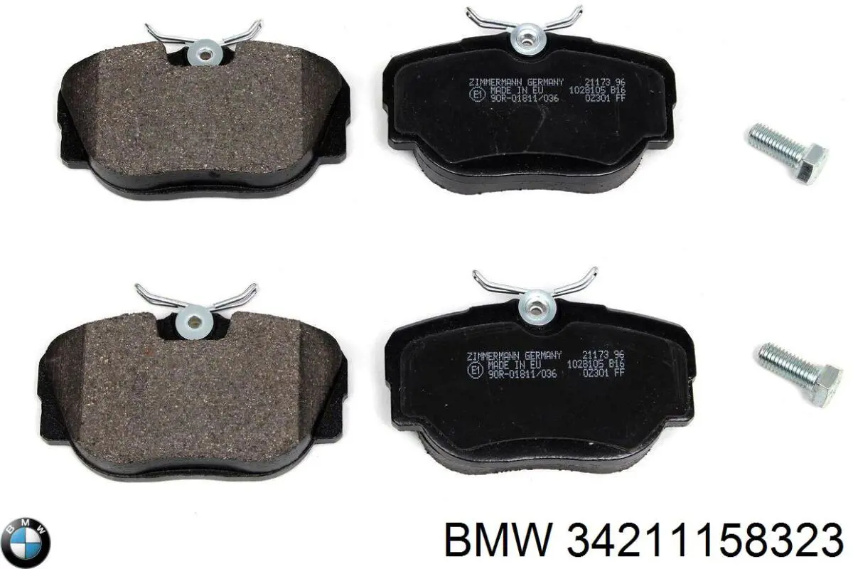 Pastillas de freno traseras BMW 5 E28
