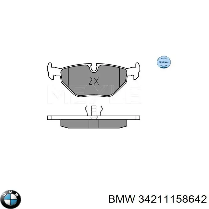 Pastillas de freno traseras BMW 5 E28