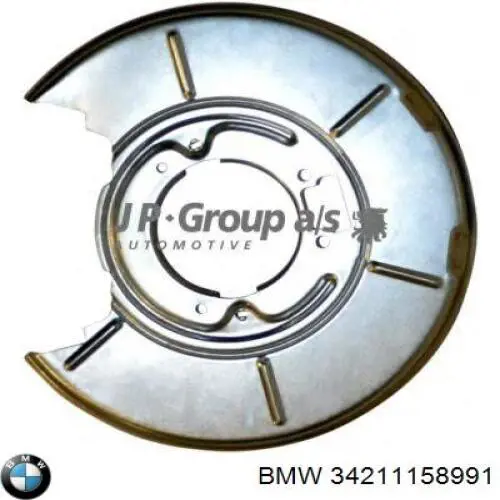 Protector de disco de freno trasero izquierdo BMW 34211158991 precio, desde 14,32 EUR