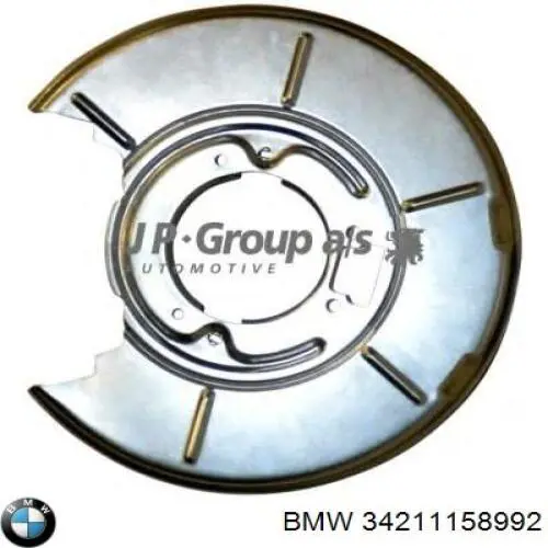 Protector de disco de freno trasero derecho BMW 34211158992 precio, desde 13,86 EUR