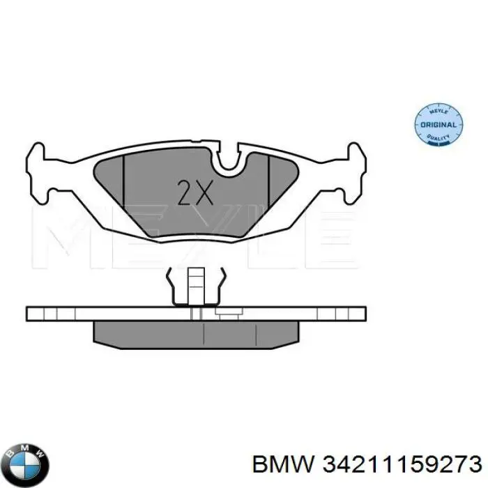 Pastillas de freno traseras BMW 5 E28