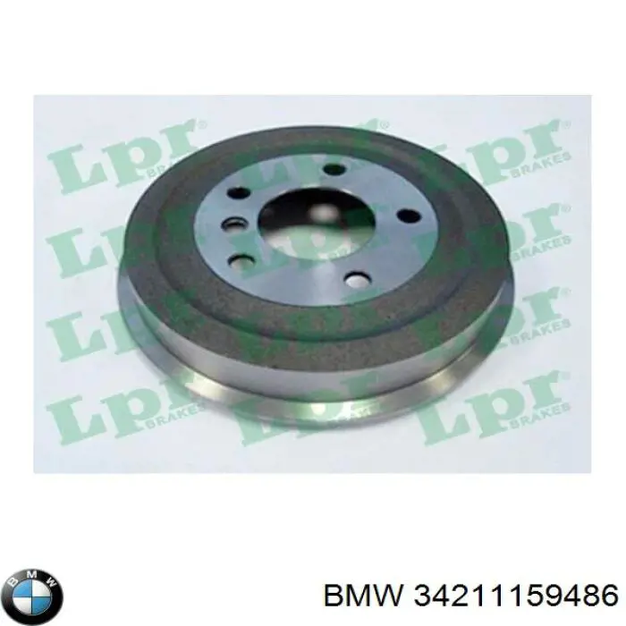 Comprar 34211159486 BMW Tambor de freno trasero