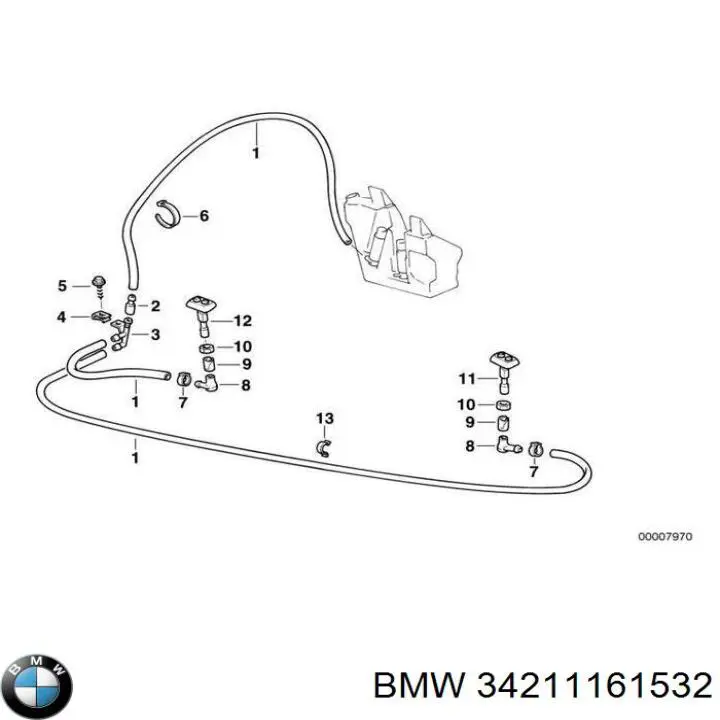 Chapa protectora contra salpicaduras, disco de freno trasero derecho para BMW 7 (E38)