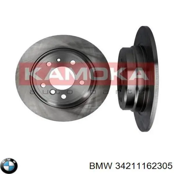 Disco de freno trasero BMW 5 E34