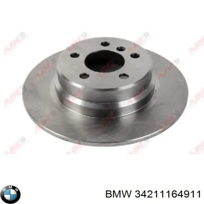 34211164911 BMW disco de freno trasero