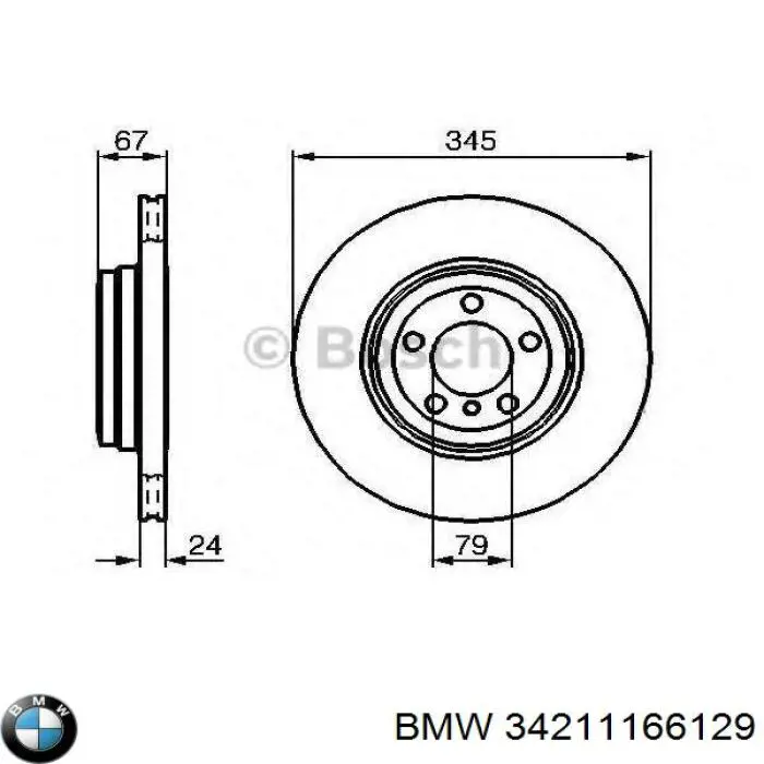 Frenos traseros BMW 34211166129