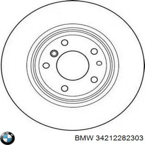 Comprar 34212282303 BMW Disco de freno trasero