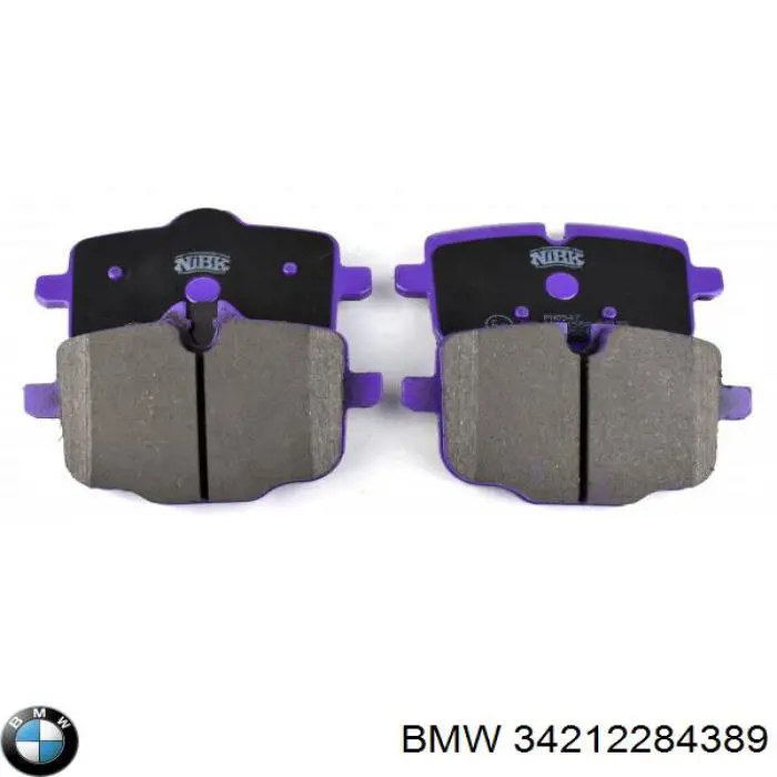Comprar 34212284389 BMW Pastillas de freno traseras