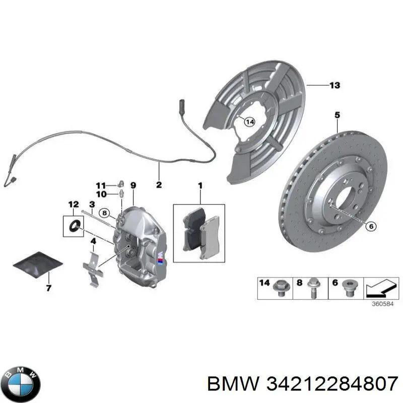  BMW 34212284807 precio, desde 4056,12 EUR