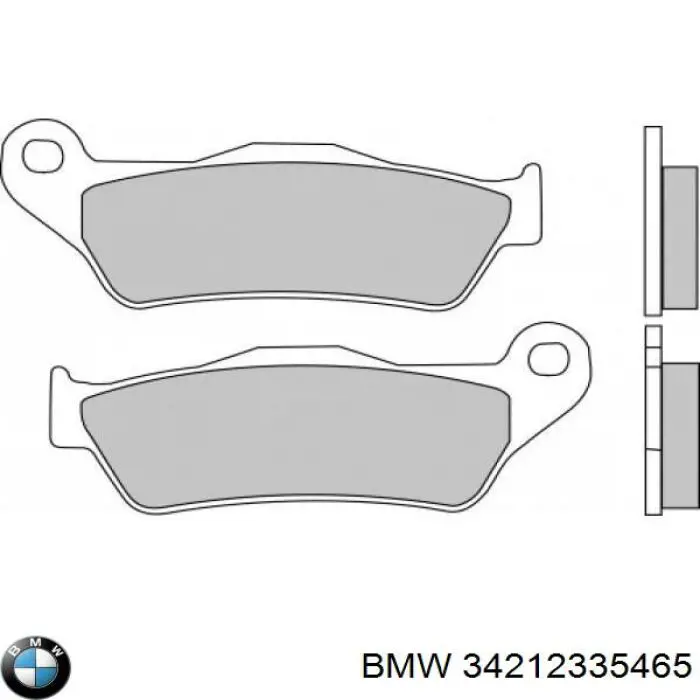 34212332988 BMW pastillas de freno delanteras