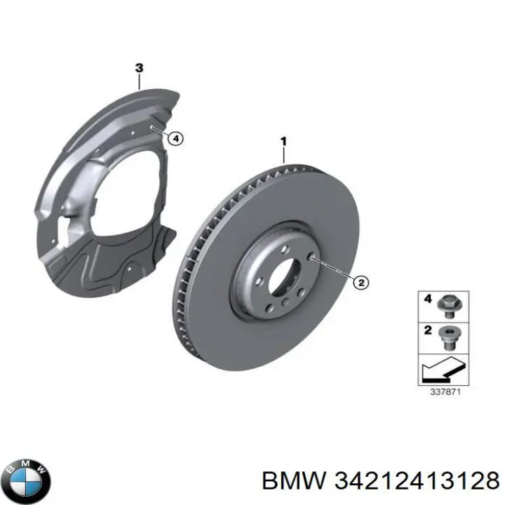  BMW 34212413128