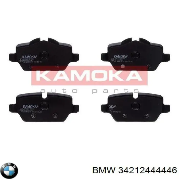 34212444446 BMW Pastillas freno traseras