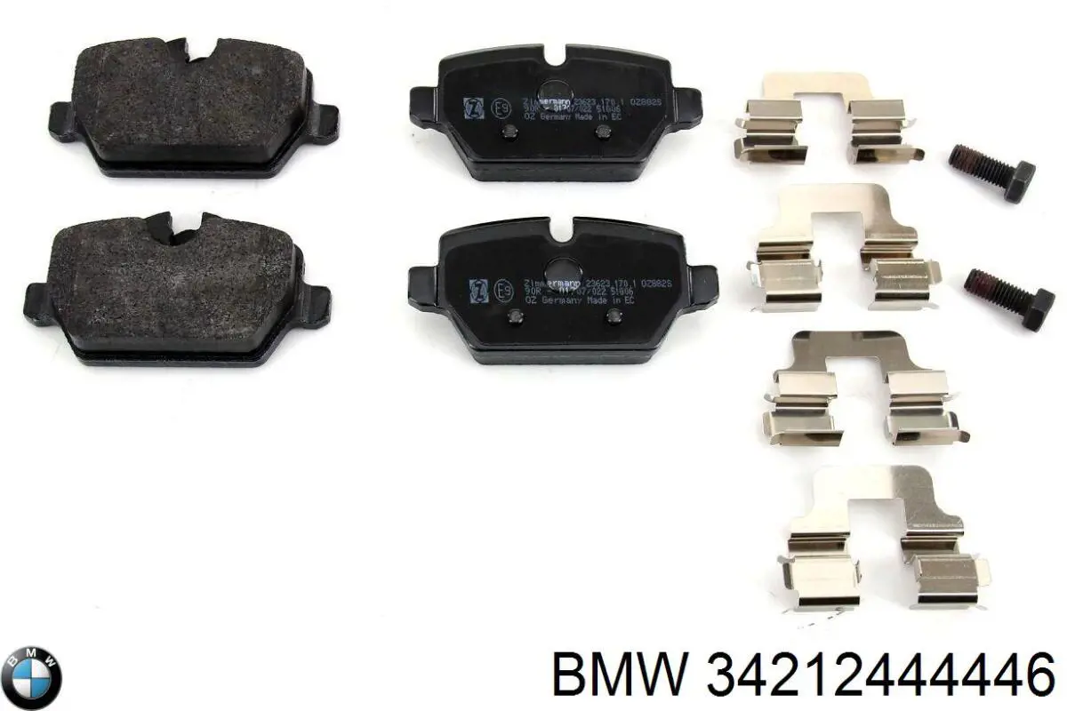 Comprar 34212444446 BMW Pastillas de freno traseras