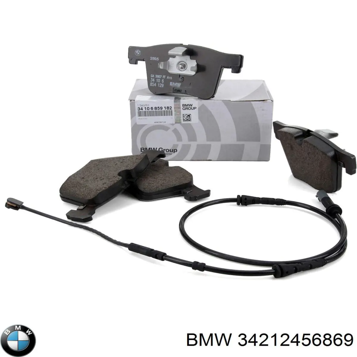 34212456869 BMW Pastillas freno traseras