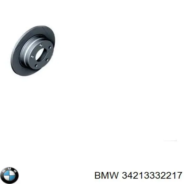 34213332217 BMW Freno de disco trasero