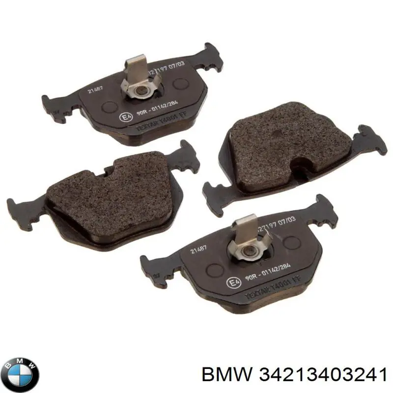 34213403241 BMW pastillas de freno traseras