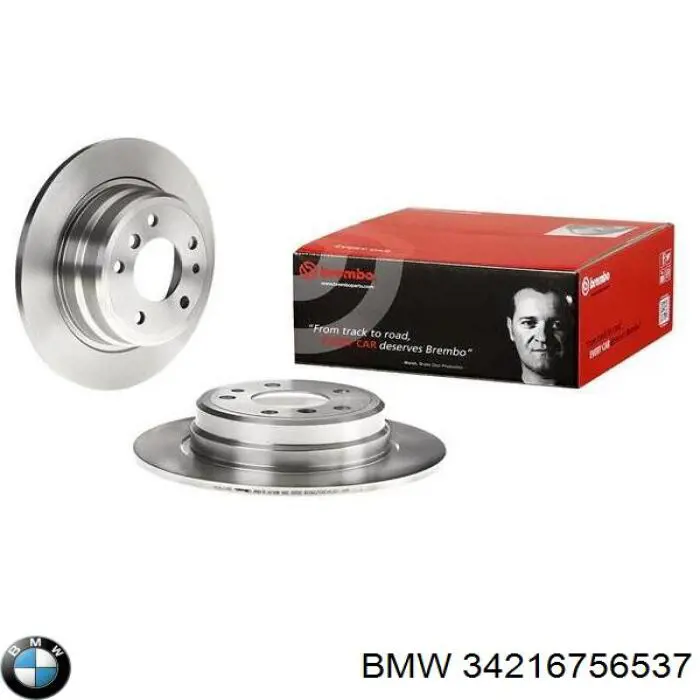 Disco de freno trasero BMW 5 E34