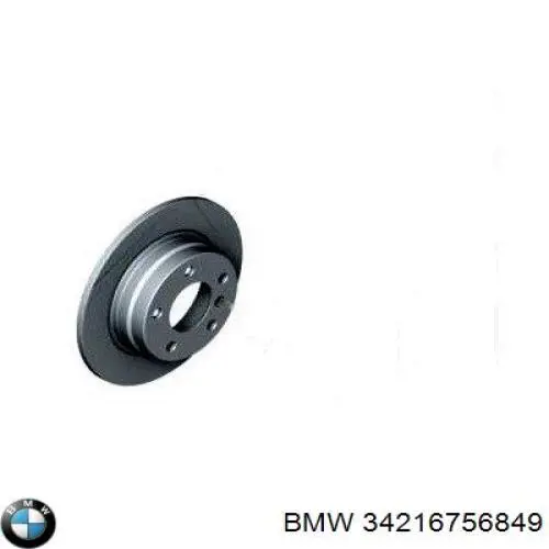 Disco de freno trasero BMW 34216756849 precio, desde 69,02 EUR