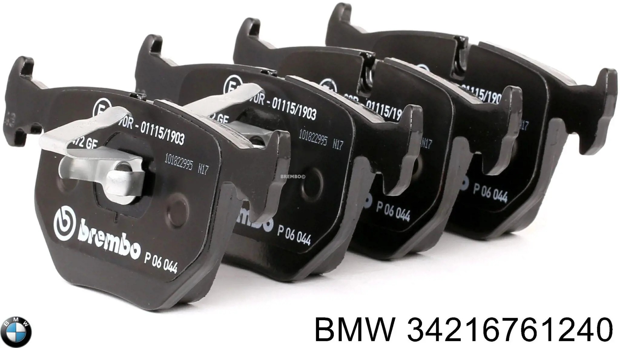 34216761240 BMW Pastillas freno traseras