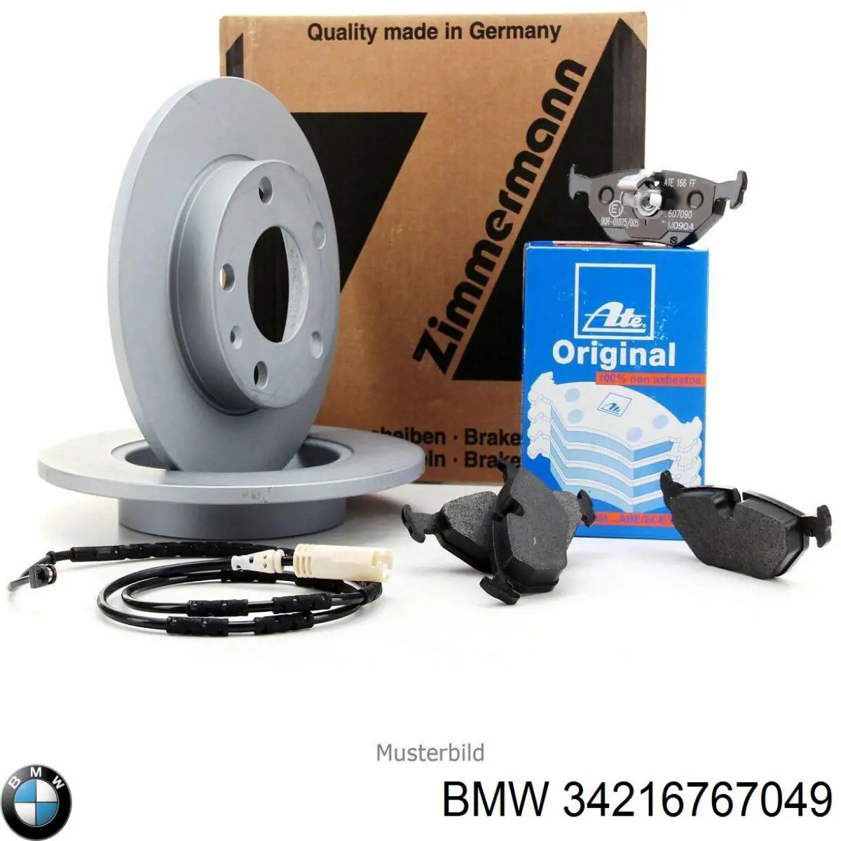 Frenos traseros BMW 34216767049