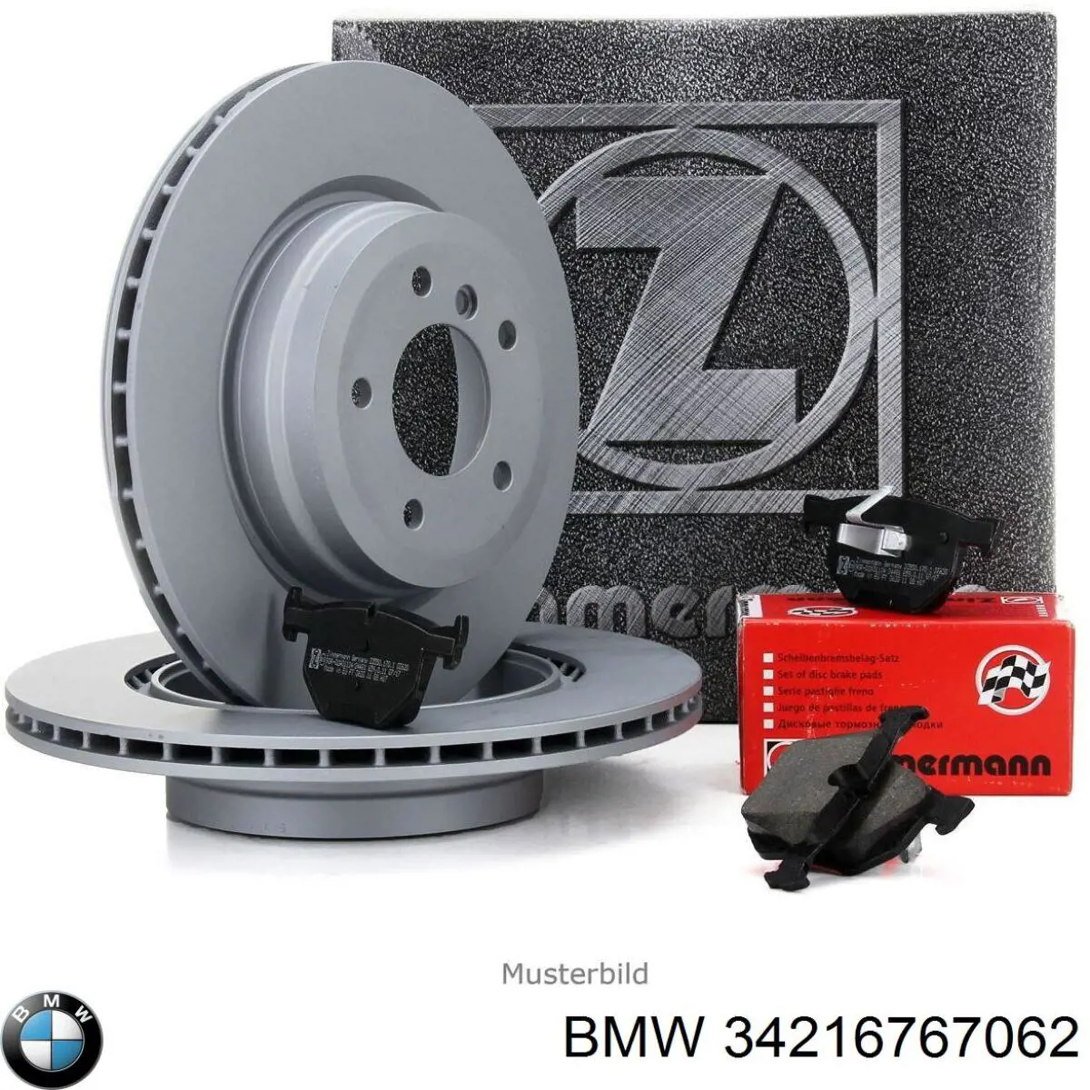 Comprar 34216767062 BMW Disco de freno trasero
