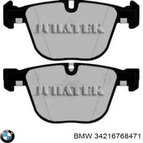 Pastillas de freno traseras 34216768471 BMW