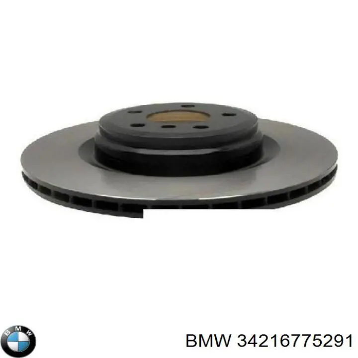 34216775291 BMW disco de freno trasero