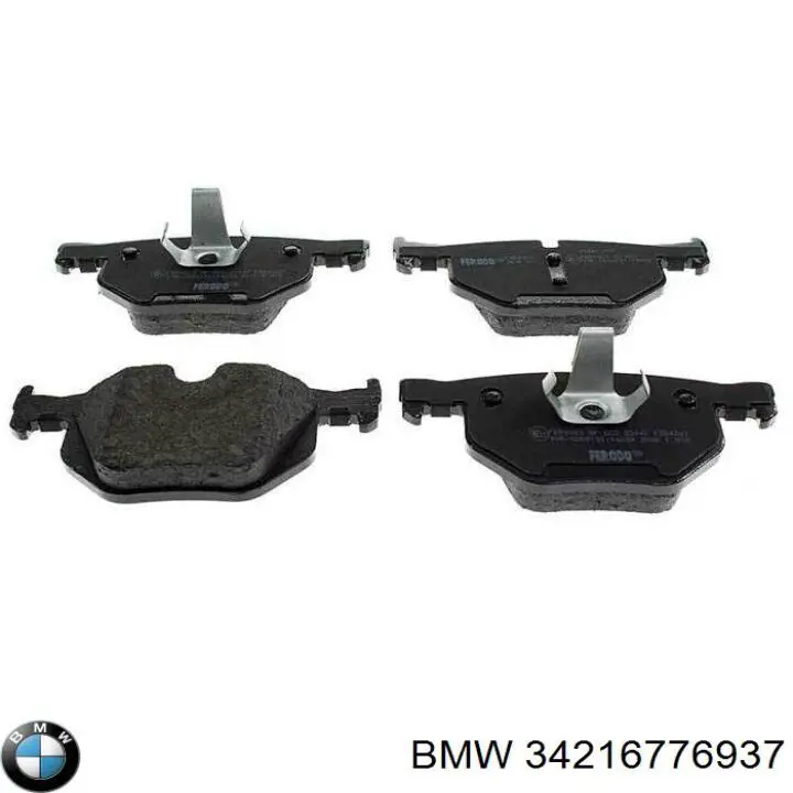 Pastillas traseras BMW 34216776937