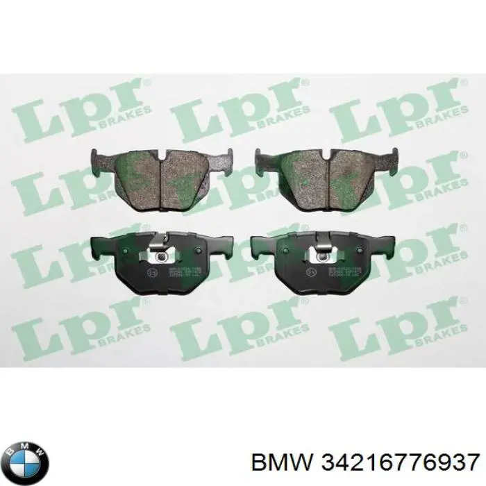 34216776937 BMW Pastillas freno traseras