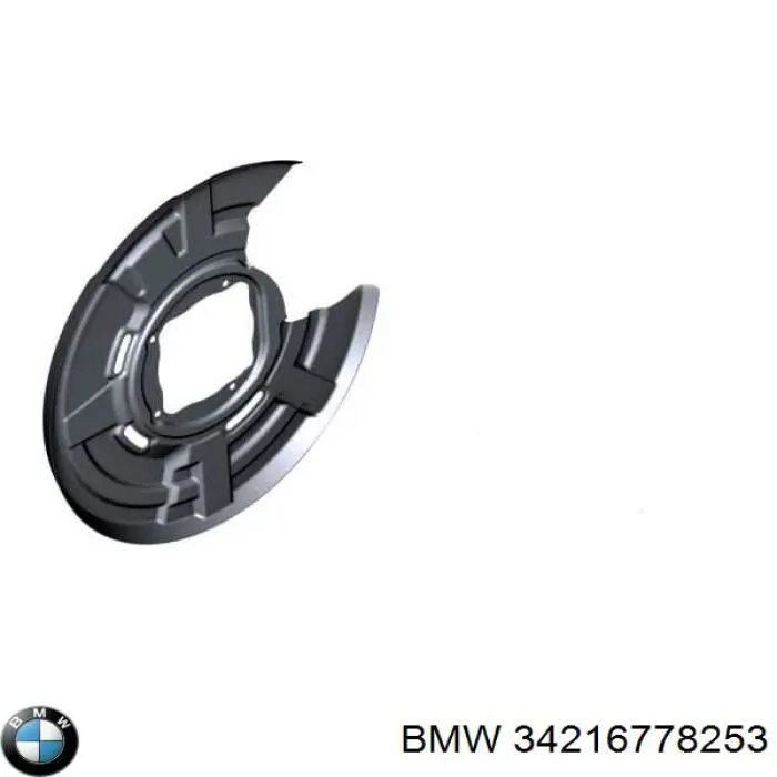 Chapa protectora contra salpicaduras, disco de freno trasero izquierdo para BMW 5 (F10)