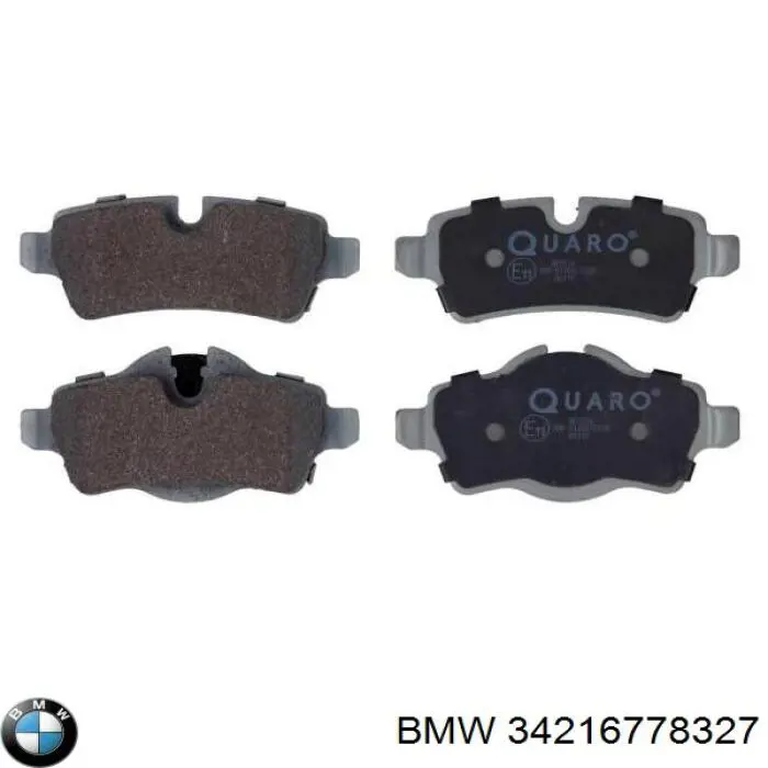 Comprar 34216778327 BMW Pastillas de freno traseras