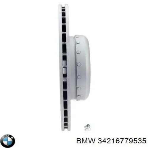 34216779535 BMW disco de freno trasero