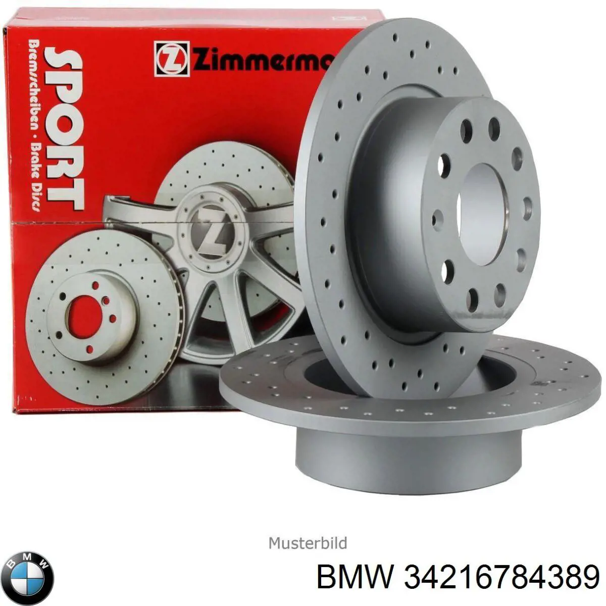 Disco de freno trasero BMW 34216784389 precio, desde 41,58 EUR