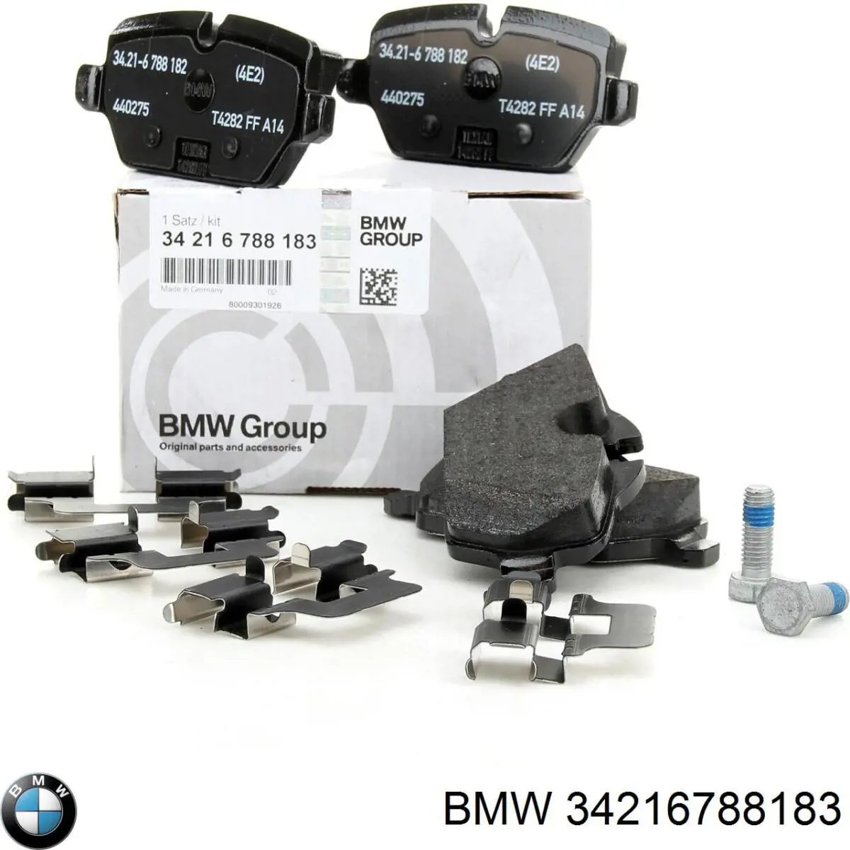 34216788183 BMW Pastillas freno traseras