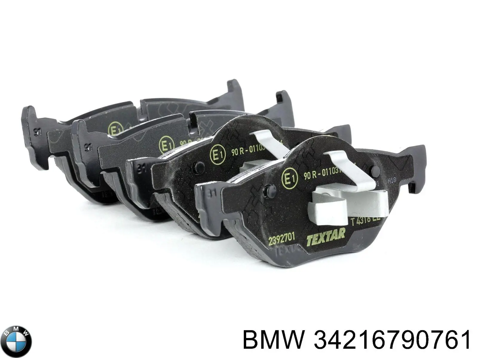 34216790761 BMW Pastillas freno traseras