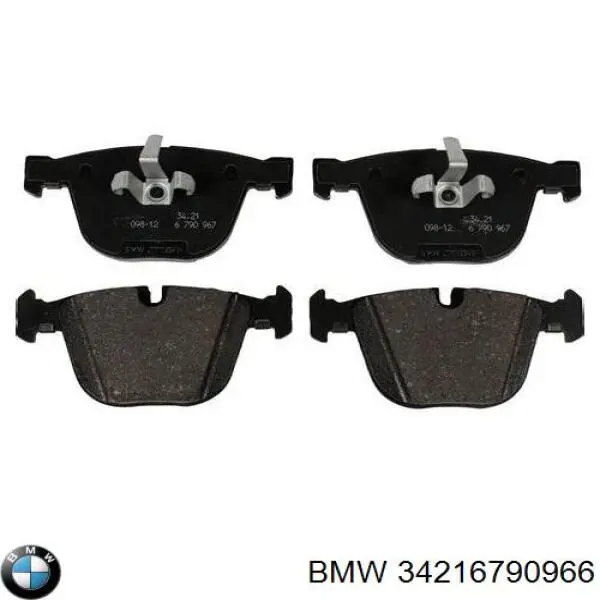 34216790966 BMW pastillas de freno traseras