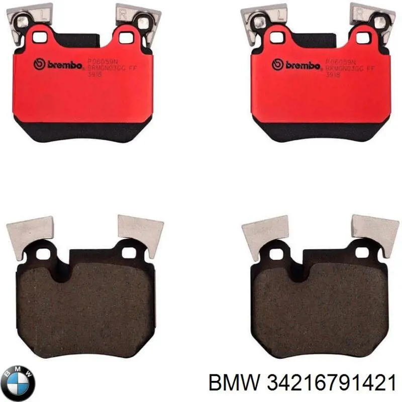 Comprar 34216791421 BMW Pastillas de freno traseras