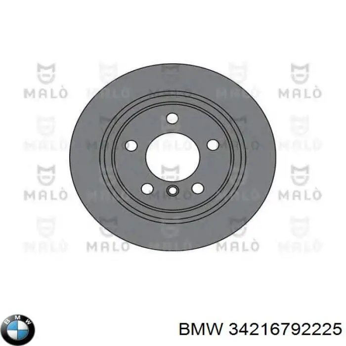 Comprar 34216792225 BMW Disco de freno trasero